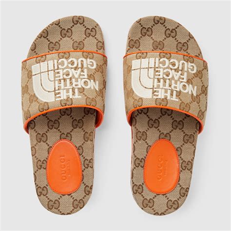 gucci x north face sliders|the north face gucci boots.